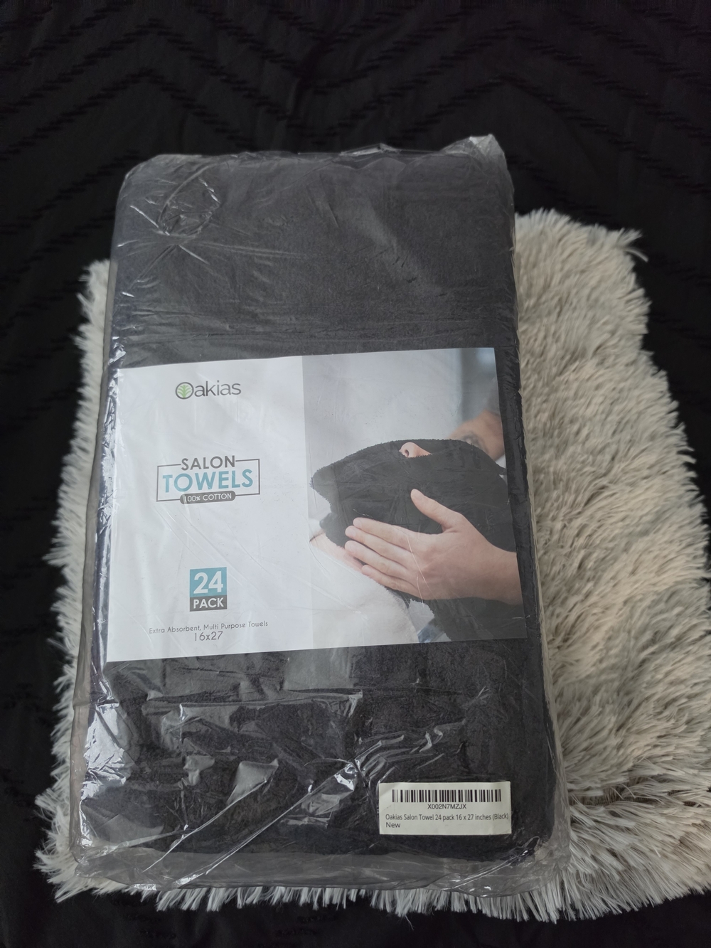 Salon Towels 24-Pack - Dark Gray